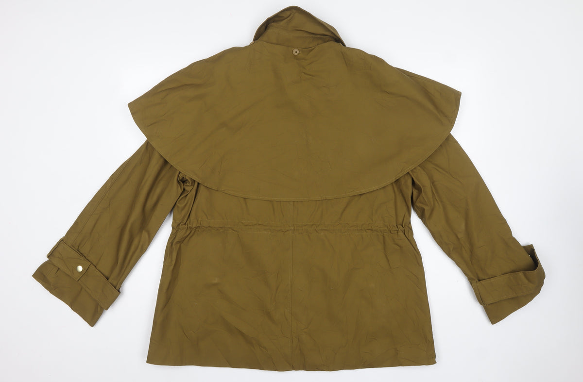 Marks and Spencer Women Brown M Parka Jacket Detachable Collar