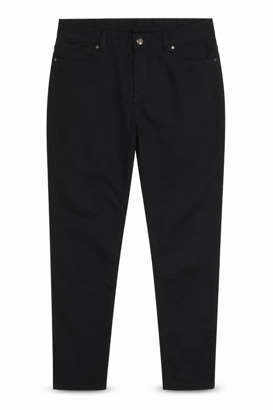 Premier Women Black Size 12 Regular Skinny Stretch Chino Jeans