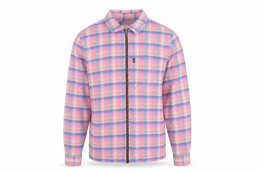 River Island Men's Multicoloured Check Cotton Zip Jacket Size S