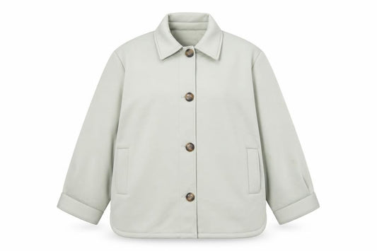 ASOS Design Women’s Sage Green UK 12 Relaxed Button Shacket Jacket