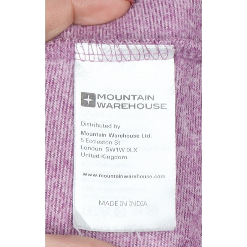 Mountain Warehouse Women Purple UK 8 Pullover Cowl Neck Sweatshirt