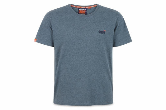 Superdry Men’s Blue 2XL Orange Label Logo Crew Neck T-Shirt