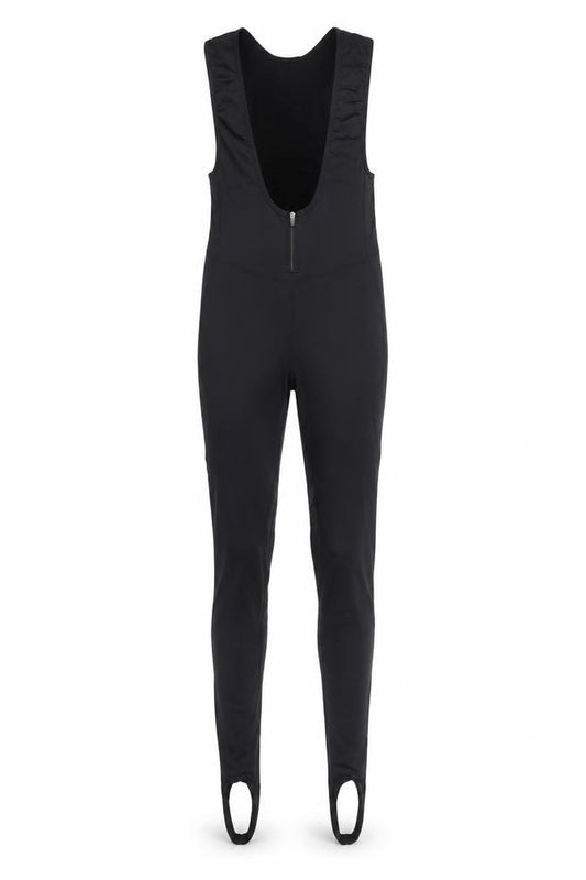 Planet X Women’s Black M Cycling Bib Leggings Stirrup Zip Athletic
