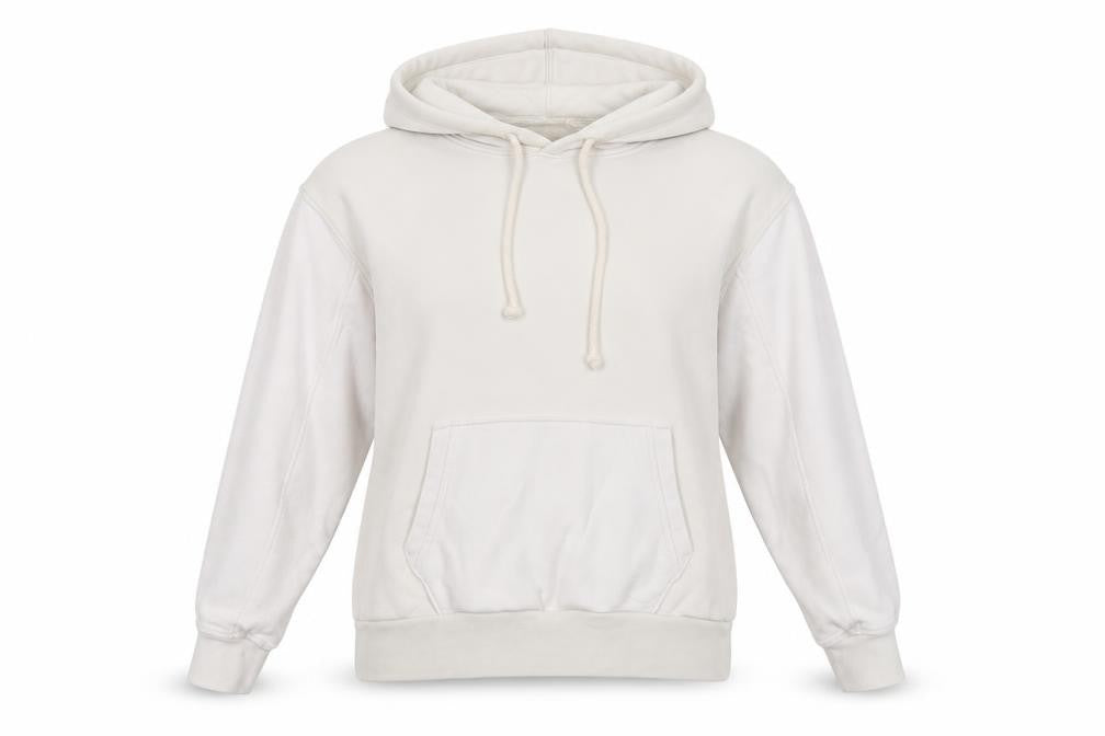 Levi's Women White XS Pullover Hoodie Drawstring Kangaroo Pocket Cotton