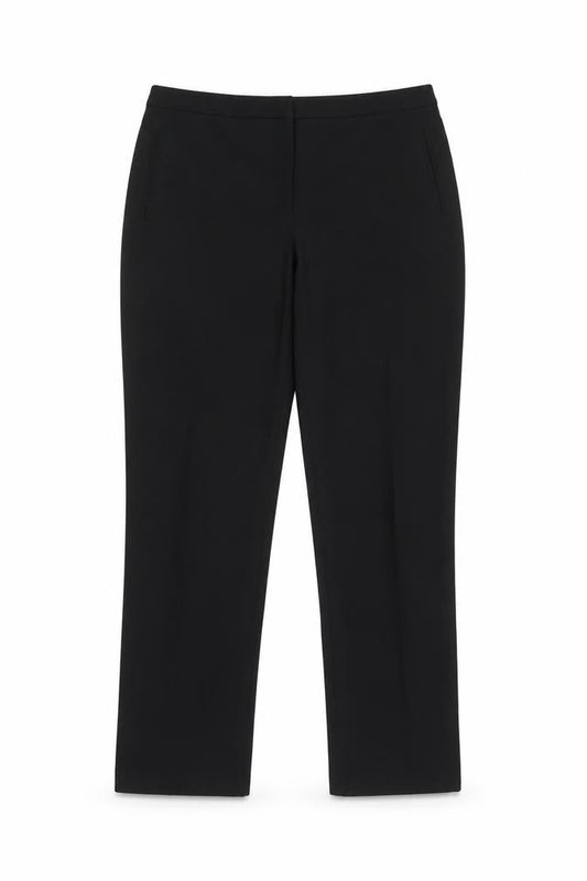 Oasis Women’s Black Size 12 Tailored Straight Leg Dress Trousers