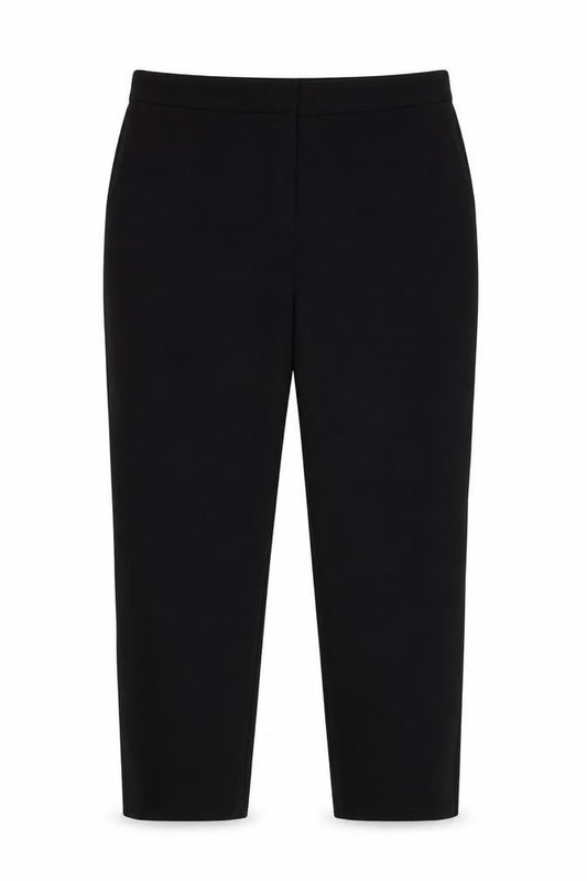 H&M Women’s Black Size 12 Tailored Straight Leg Dress Trousers