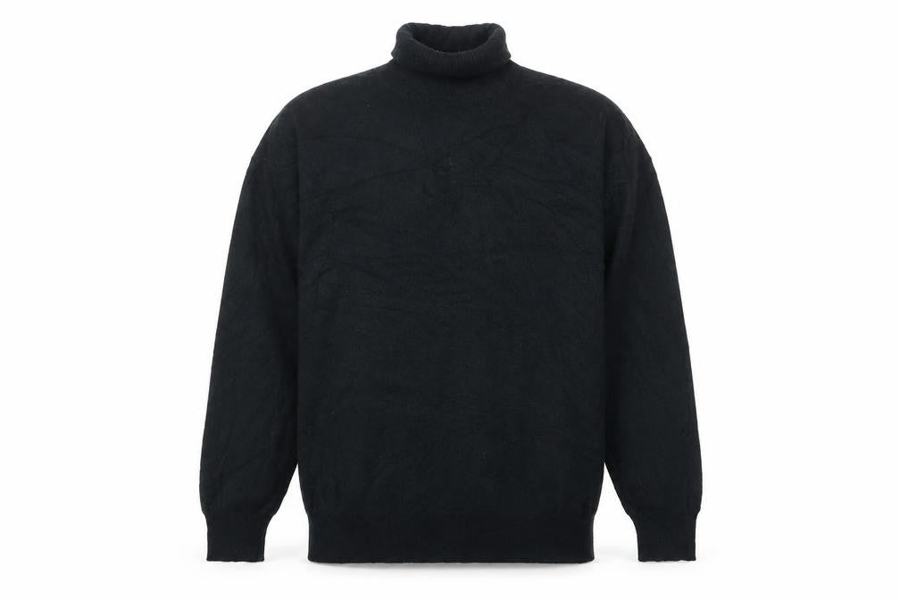 M&S Autograph Mens Green L Pure Cashmere Roll Neck Pullover Jumper