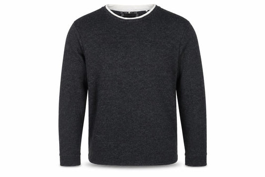 Denim & Flower Men’s Black XL Pullover Crew Neck Sweatshirt