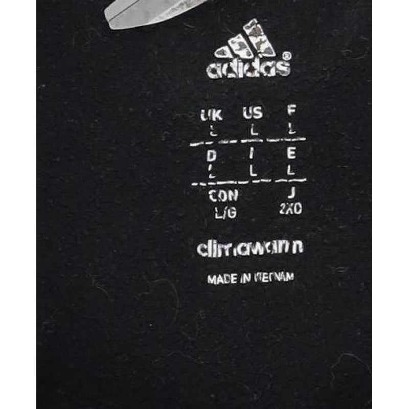 Adidas Men’s Black L Pullover Hoodie Logo Pocket Sports