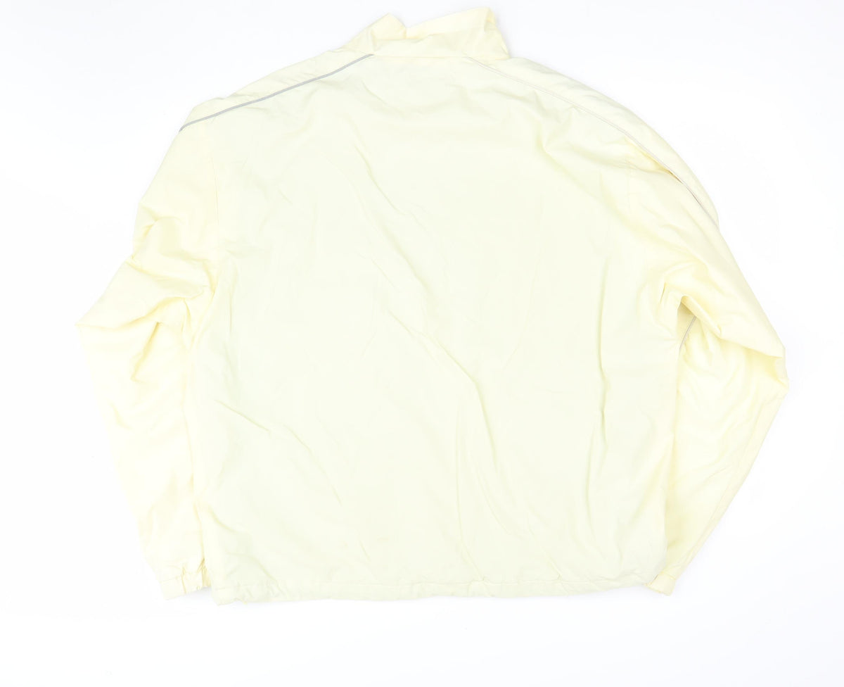 North Sails Men’s Yellow XL Windbreaker Full Zip Nautical Jacket