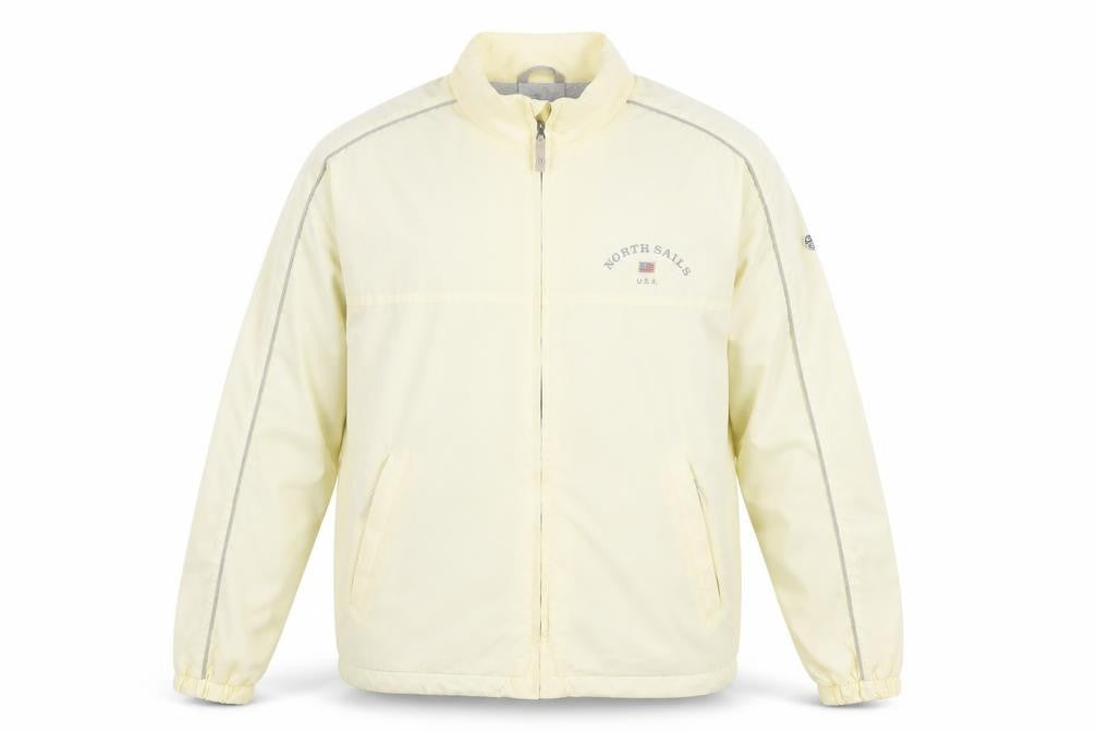 North Sails Men’s Yellow XL Windbreaker Full Zip Nautical Jacket