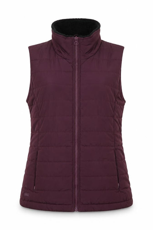 Regatta Women’s Burgundy UK 12 Padded Full Zip Outdoor Gilet Waistcoat