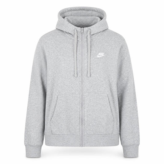 Nike Women’s Grey M Full Zip Hooded Fleece Jacket Logo