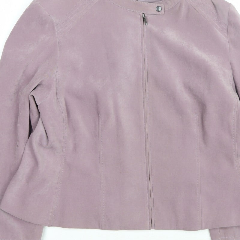 Marks & Spencer Women's Purple UK 18 Biker Jacket