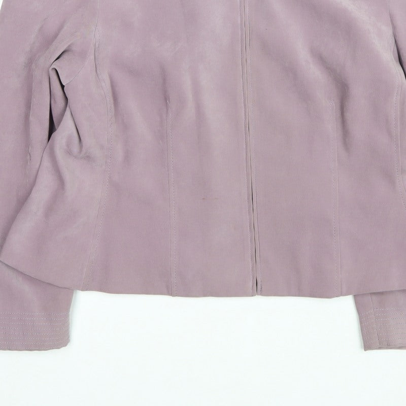 Marks & Spencer Women's Purple UK 18 Biker Jacket