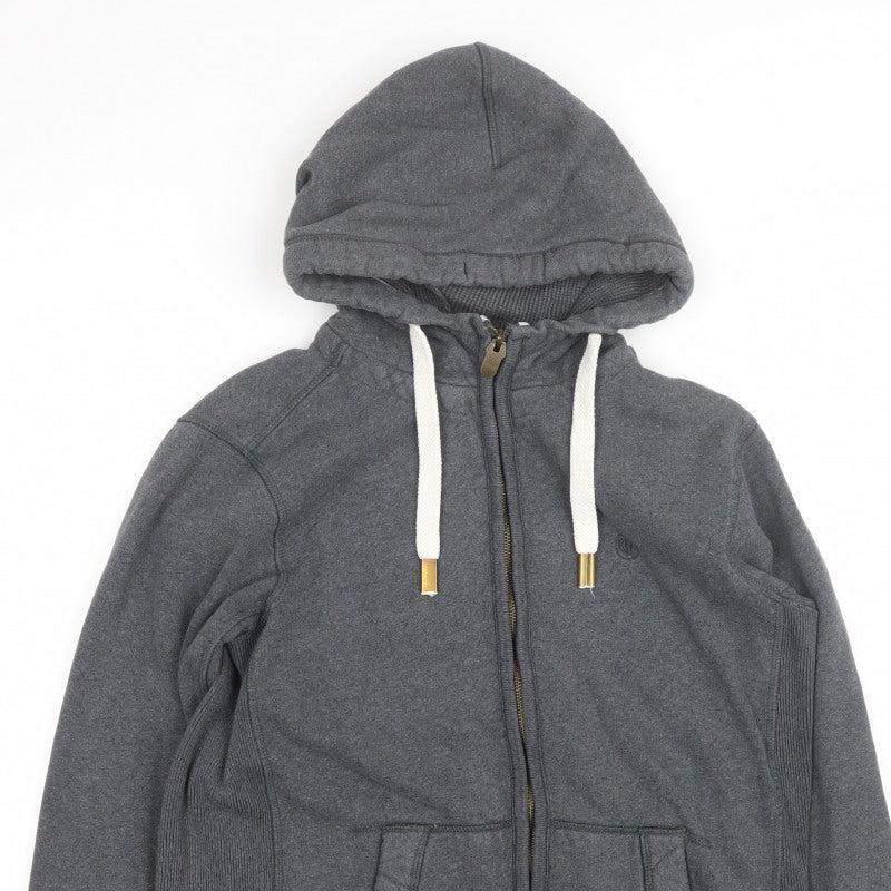Fat Face Men’s Grey Small Pembroke Full Zip Hooded Fleece Jacket