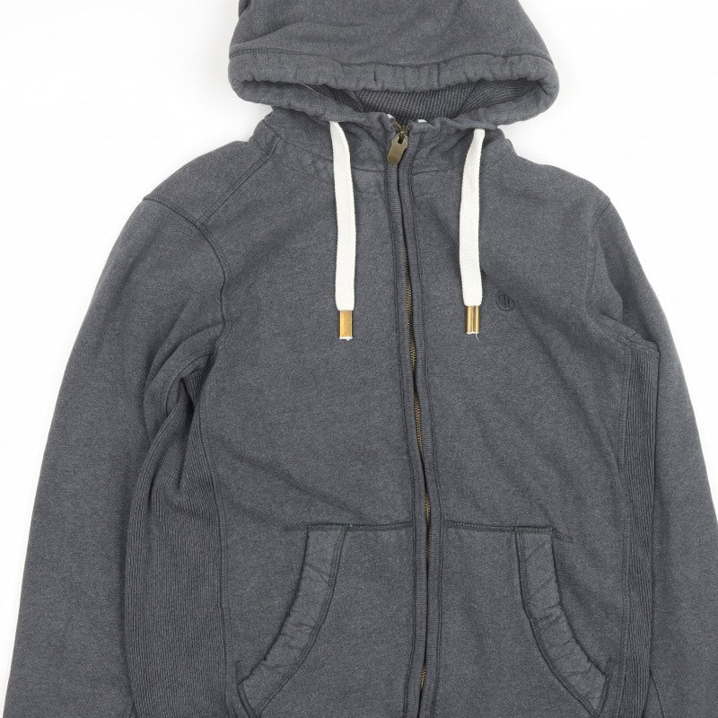 Fat Face Men’s Grey Small Pembroke Full Zip Hooded Fleece Jacket