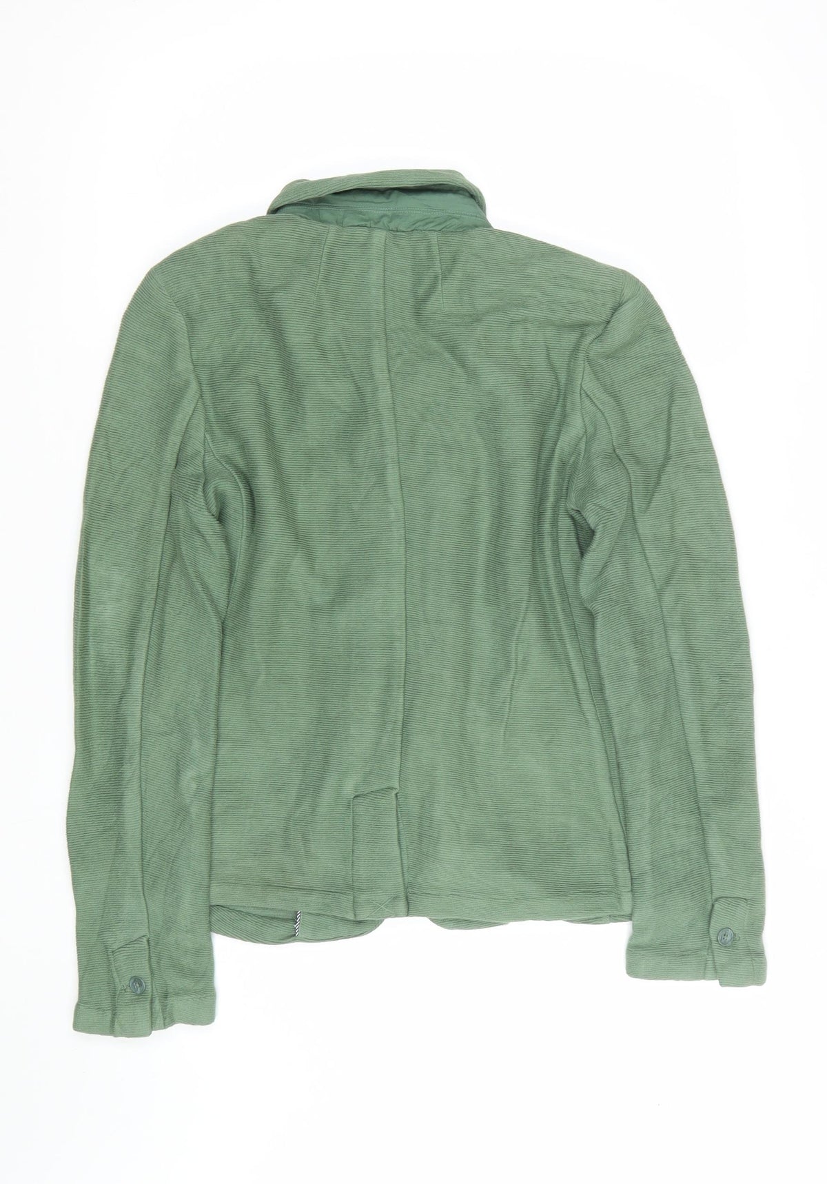 WB Women’s Green UK 8 Corduroy Button Front Collared Jacket