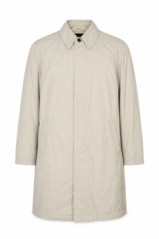 Paul Smith Men’s Beige XL Overcoat Lightweight Cotton Blend