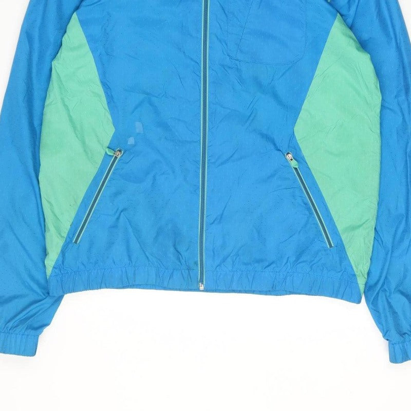 New Balance Men's Blue M Hooded Windbreaker Full Zip Jacket