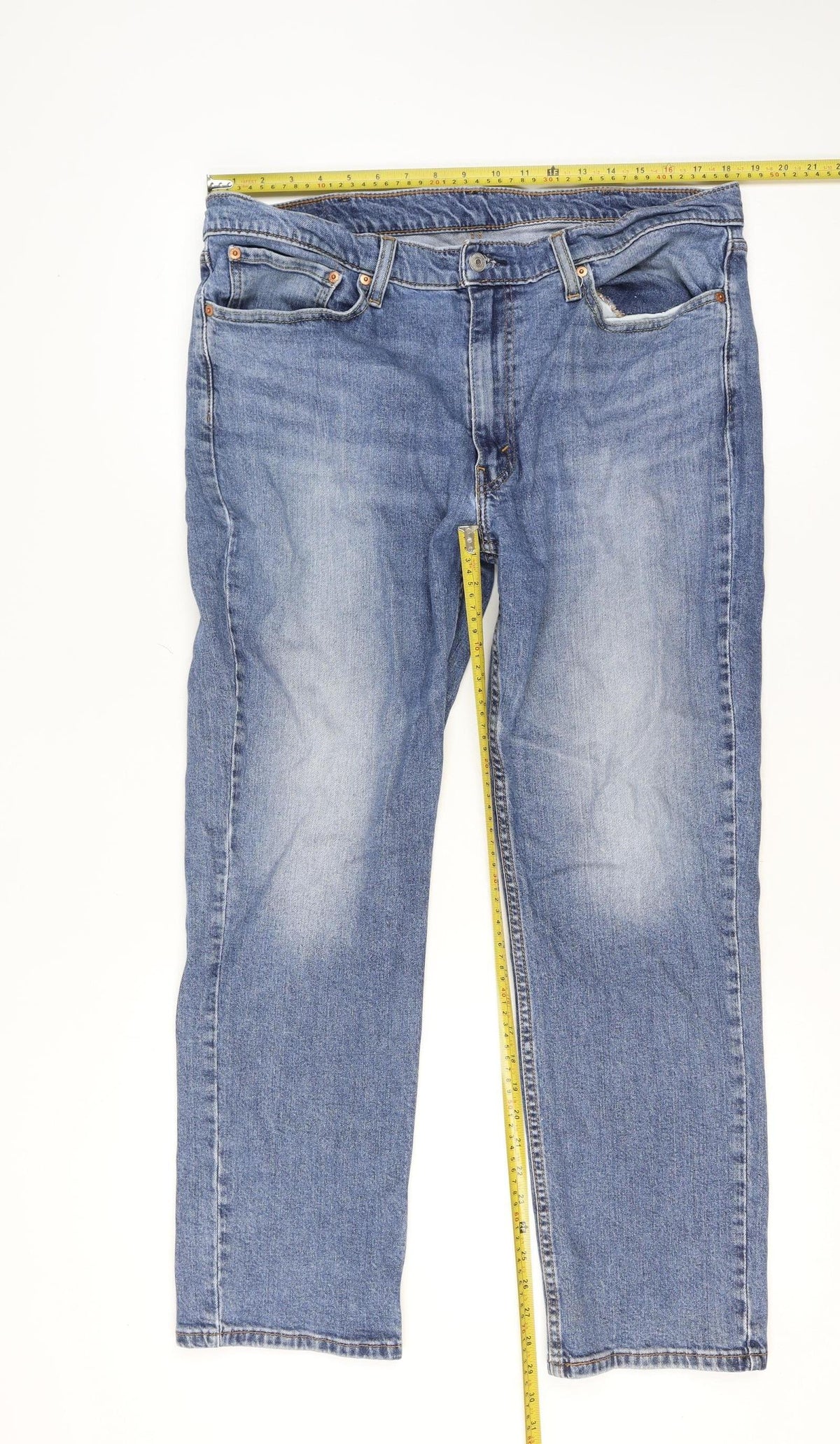 Levi's 514 Men's Blue W38 L32 Straight Stretch Jeans