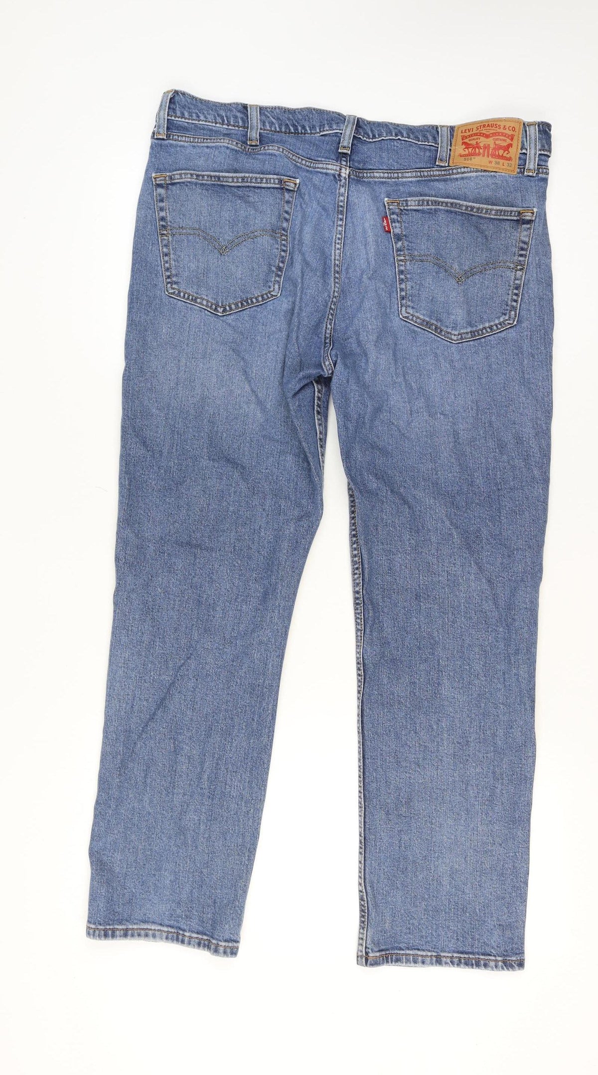 Levi's 514 Men's Blue W38 L32 Straight Stretch Jeans