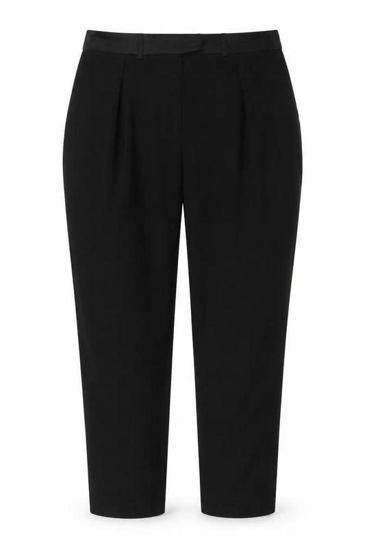 H&M Women’s Black UK 10 Straight Leg Dress Trousers Smart Work Pockets
