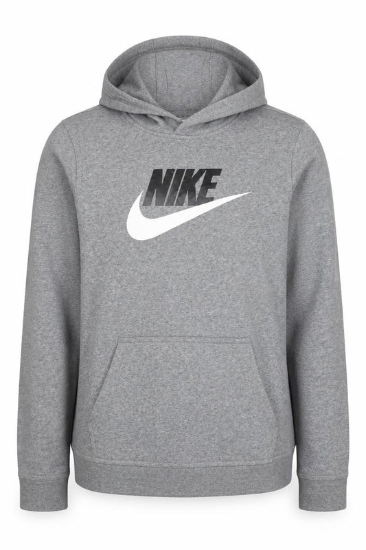 Nike Boys Grey XL Pullover Hoodie Logo Kangaroo Pocket