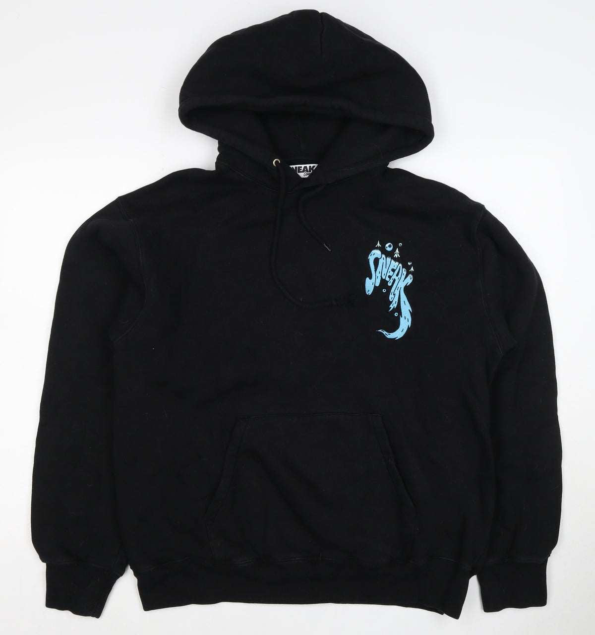 Sneak Community Men’s Black L Logo Graphic Pullover Hoodie