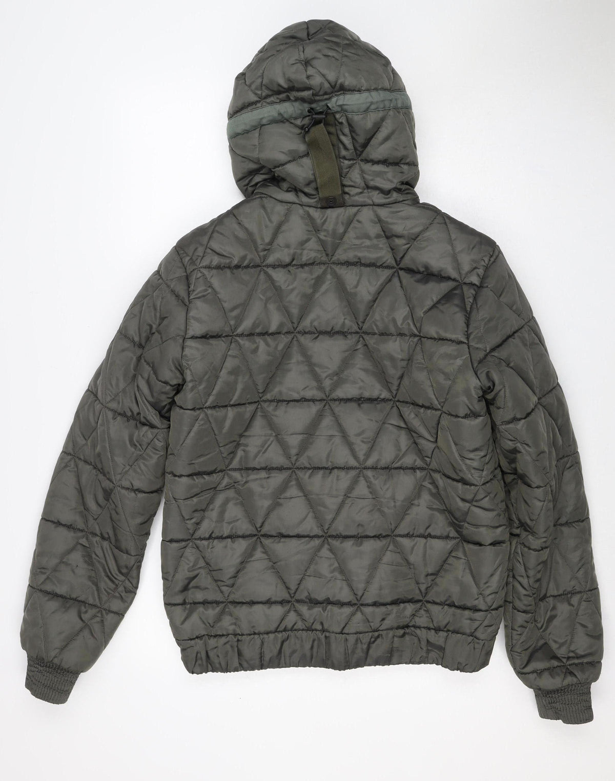 G-Star RAW Men's Green M Quilted Hooded Puffer Jacket