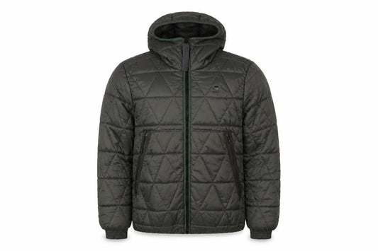 G-Star RAW Men's Green M Quilted Hooded Puffer Jacket