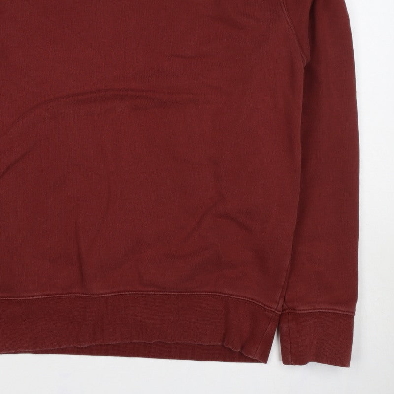 Levi's Men’s Red Small Crew Neck Logo Pullover Sweatshirt
