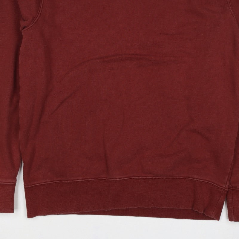 Levi's Men’s Red Small Crew Neck Logo Pullover Sweatshirt