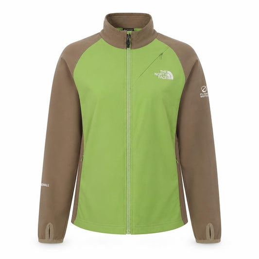 The North Face Women’s S Green Brown Flight Series Softshell Jacket