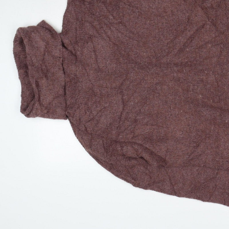 ONLY Women’s Brown Marl Roll Neck Knit Pullover Jumper Size S