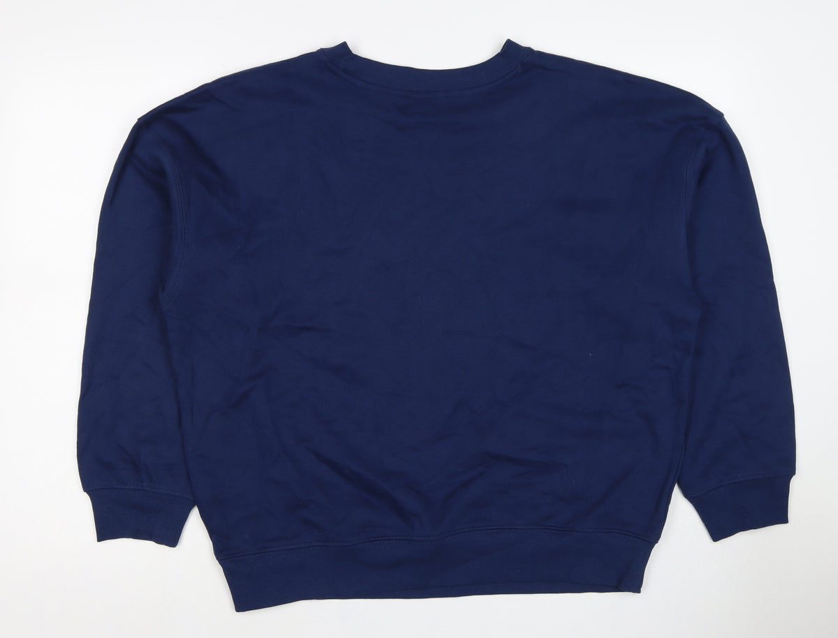 M&S Women’s Blue M Pullover Sweatshirt Los Angeles 1984 Graphic
