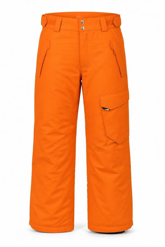 Wedze Men's Orange M Waterproof Insulated Snow Pants Ski Trousers