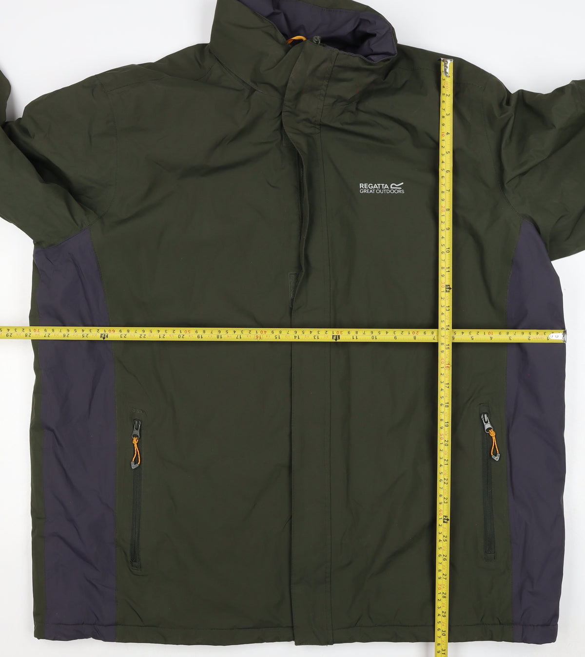 Regatta Men Green XL Hydrafot Waterproof Rain Jacket Outdoor