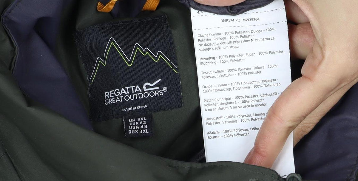 Regatta Men Green XL Hydrafot Waterproof Rain Jacket Outdoor
