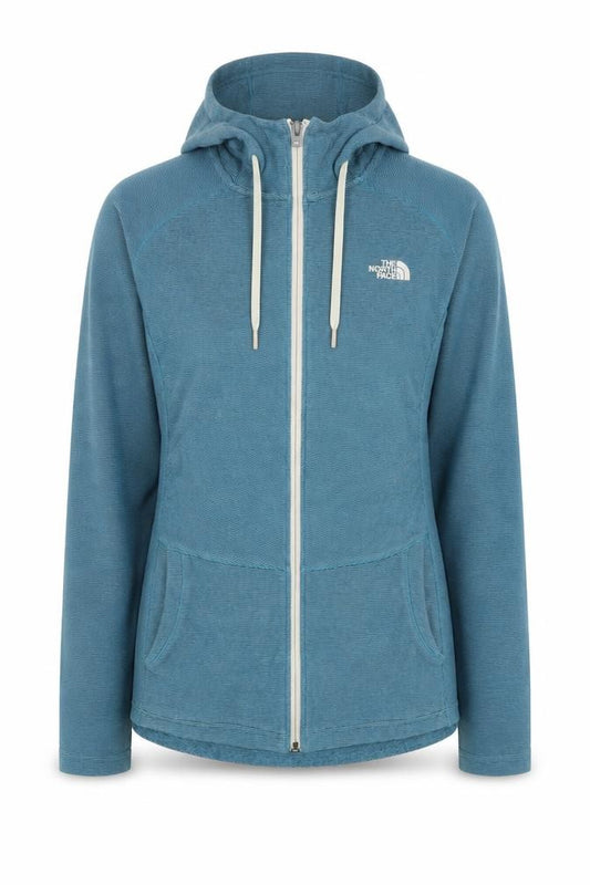 The North Face Women’s Blue M Polartec Hooded Full Zip Fleece Jacket
