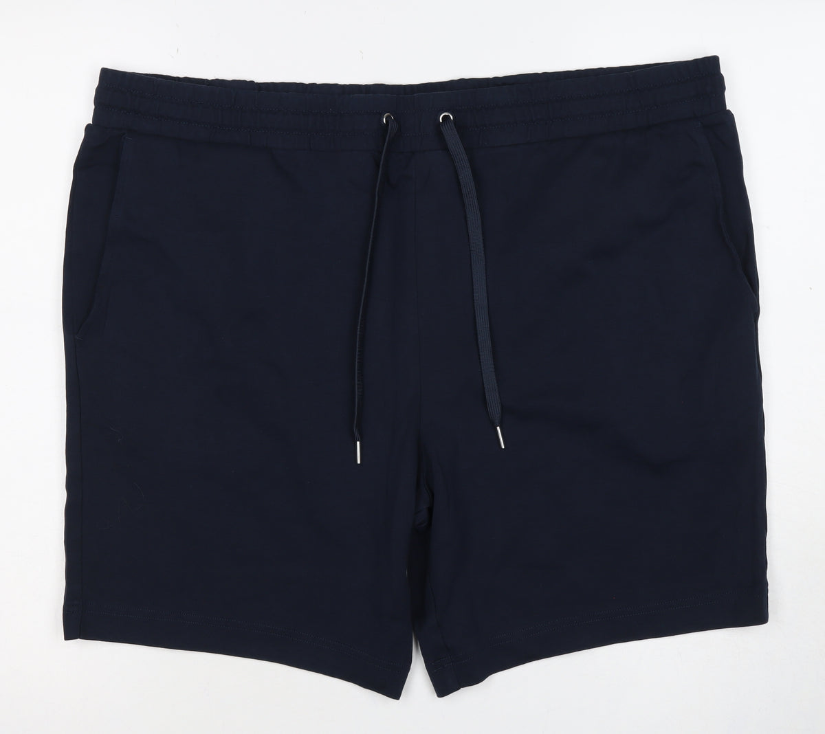 Marks and Spencer Men’s Navy 2XL Sweat Shorts Drawstring Pockets