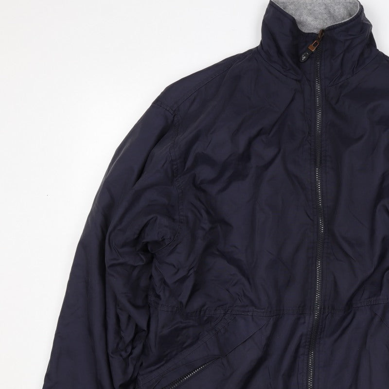 Switcher Men’s Blue M Windbreaker Full Zip Fleece Lined Jacket