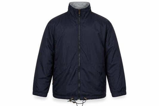 Switcher Men’s Blue M Windbreaker Full Zip Fleece Lined Jacket