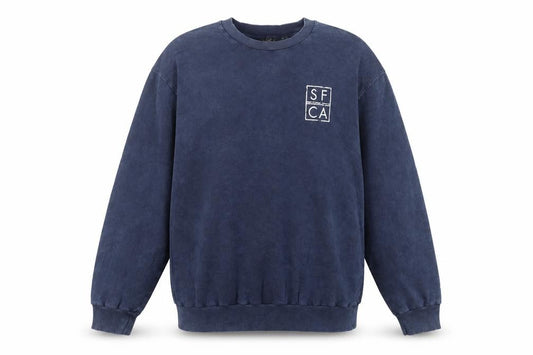 Topman Men’s Blue XL Pullover Graphic Print SFCA Sweatshirt