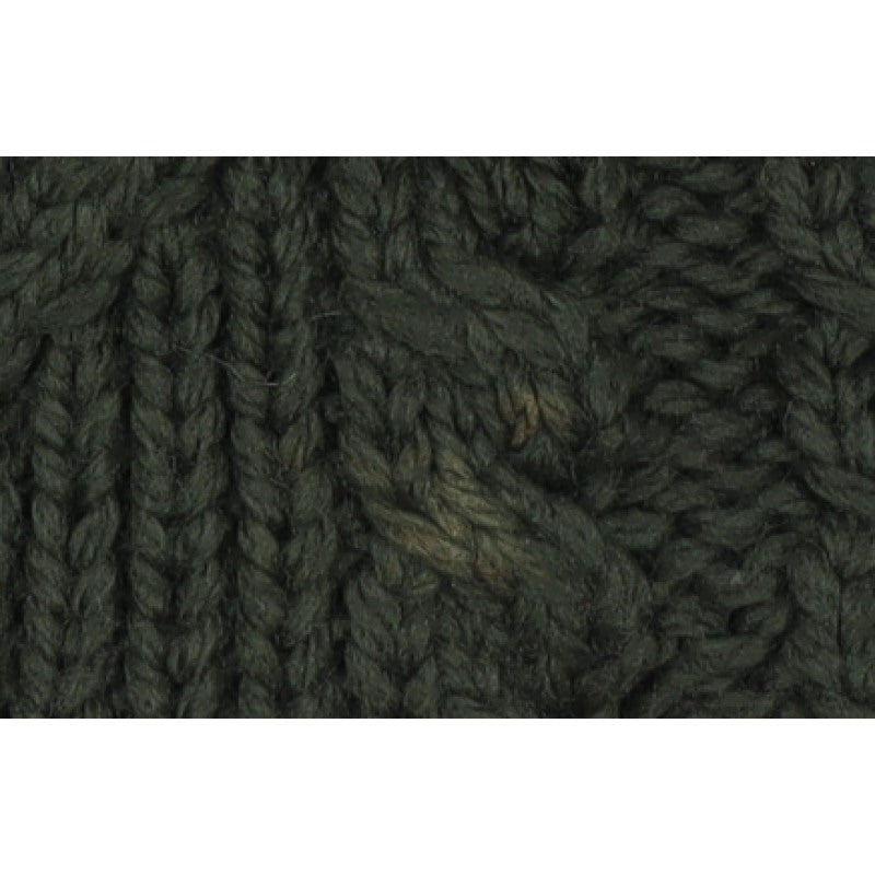 Paul James Women’s Green S Cable Knit Roll Neck Wool Jumper