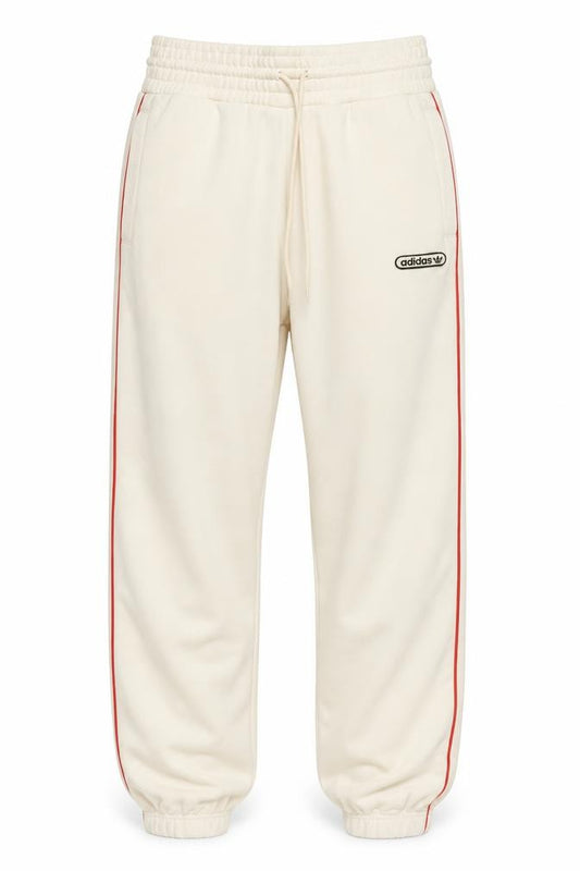 adidas Women’s Ivory UK 14 Jogger Trousers Logo Piped Cuffed