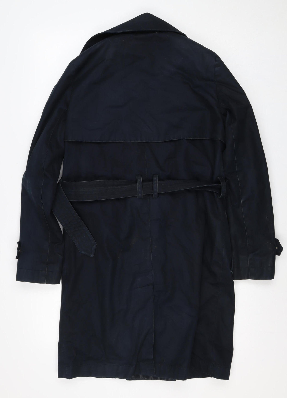 Gap Women’s Black XS Belted Double-Breasted Trench Coat