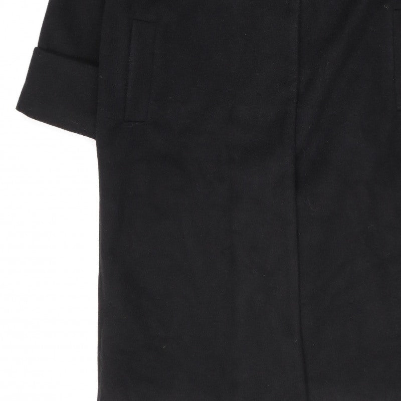 River Island Women’s Black Size 16 Mid-Length Classic Overcoat