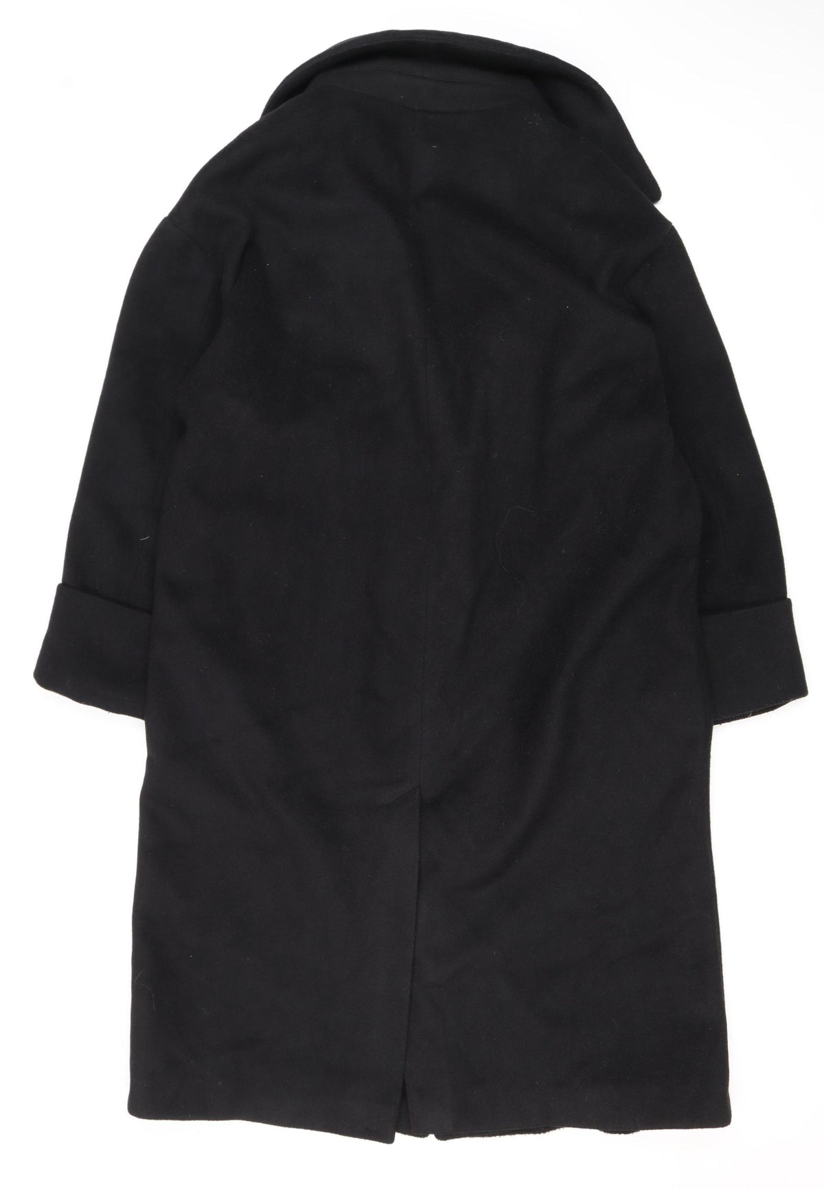 River Island Women’s Black Size 16 Mid-Length Classic Overcoat