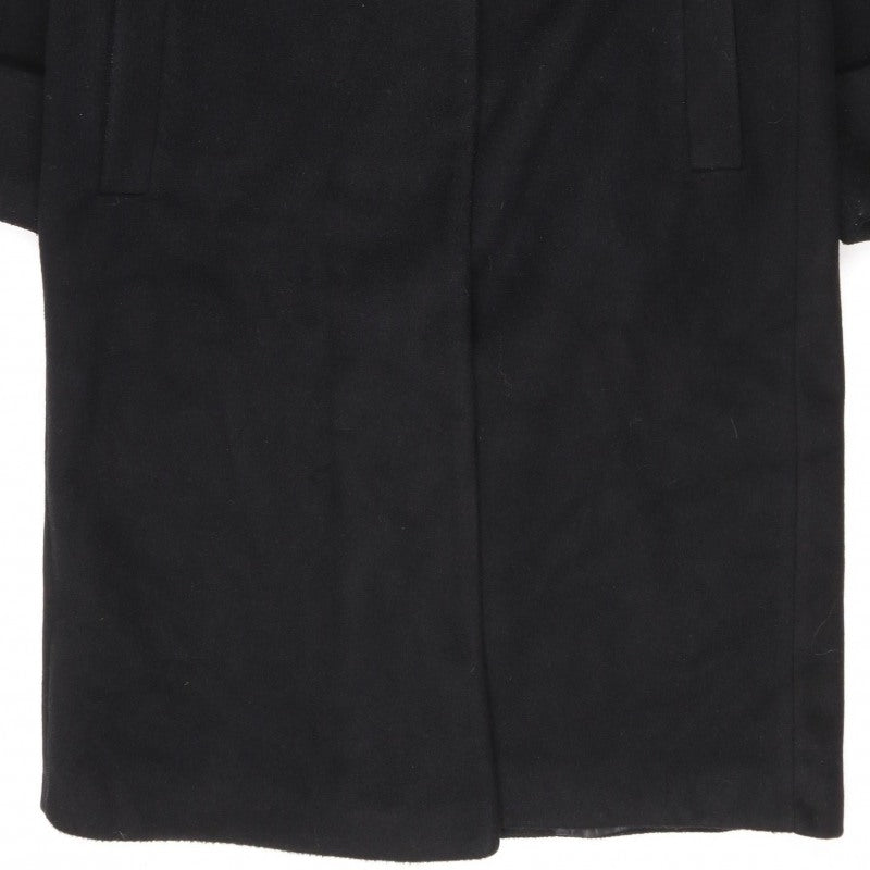 River Island Women’s Black Size 16 Mid-Length Classic Overcoat